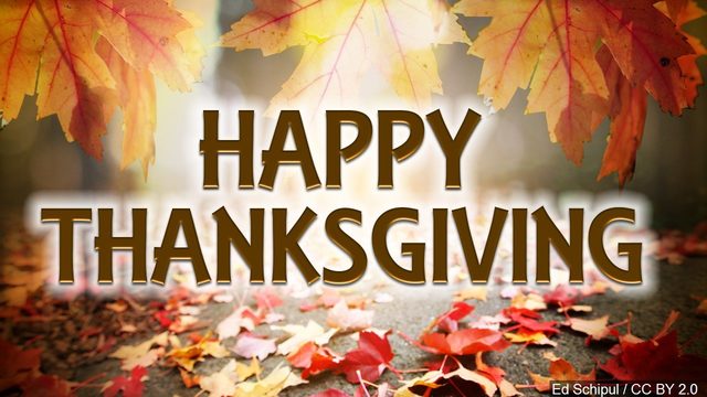 Happy Thanksgiving – Office Hours